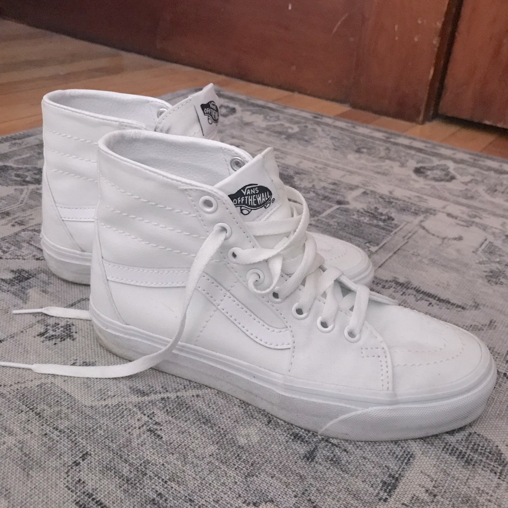 Vans White High tops